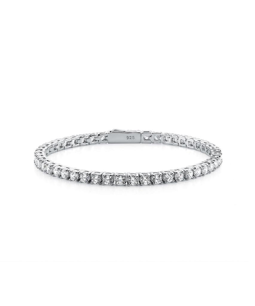 Lloyd 3Mm Silver Tennis Bracelet Llbs50316S