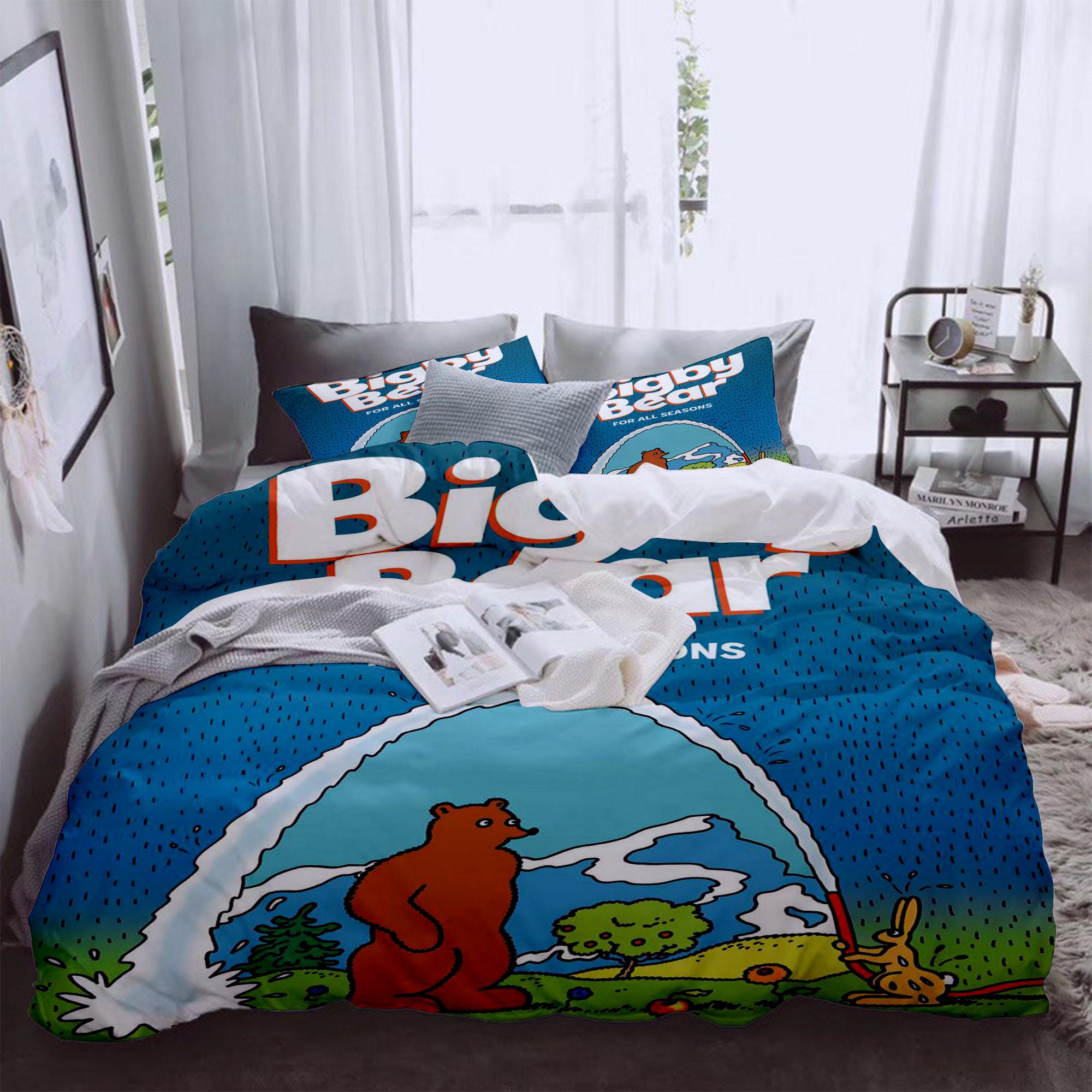 

Bigby Year Children Bedding Set King Queen Double Full Twin Single Size Bed Linen Without Sheet Soft Comfortable 135x200cm