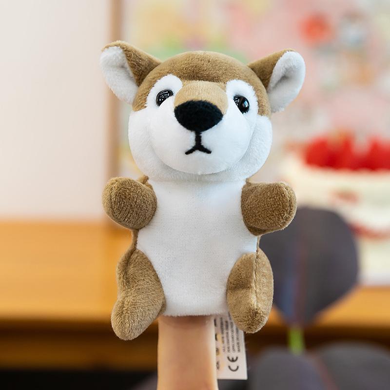 Cartoon Animal Finger Puppet Set: Plush Toy for Parent-Child Interaction & Storytelling