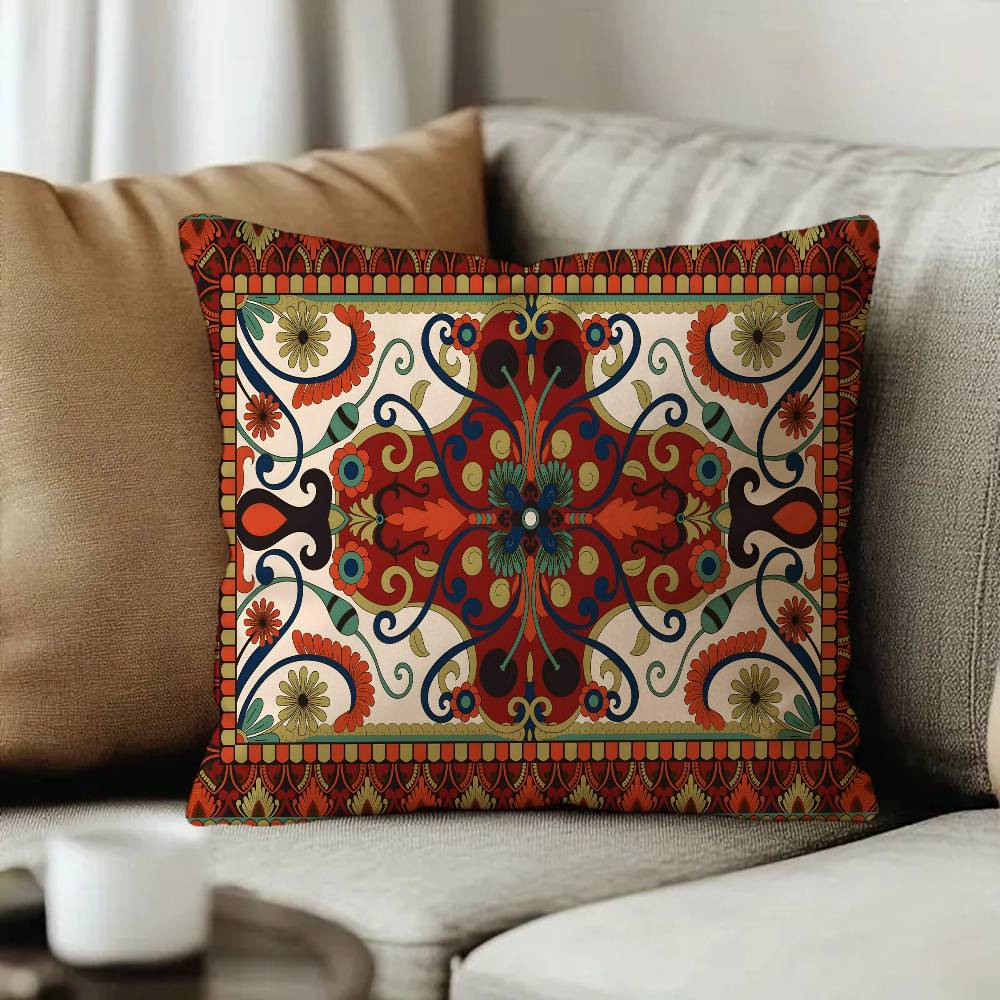 Persian carpet Pillow Cover for Bedroom Room and Living Room Sofa Decorative Cushion Cover