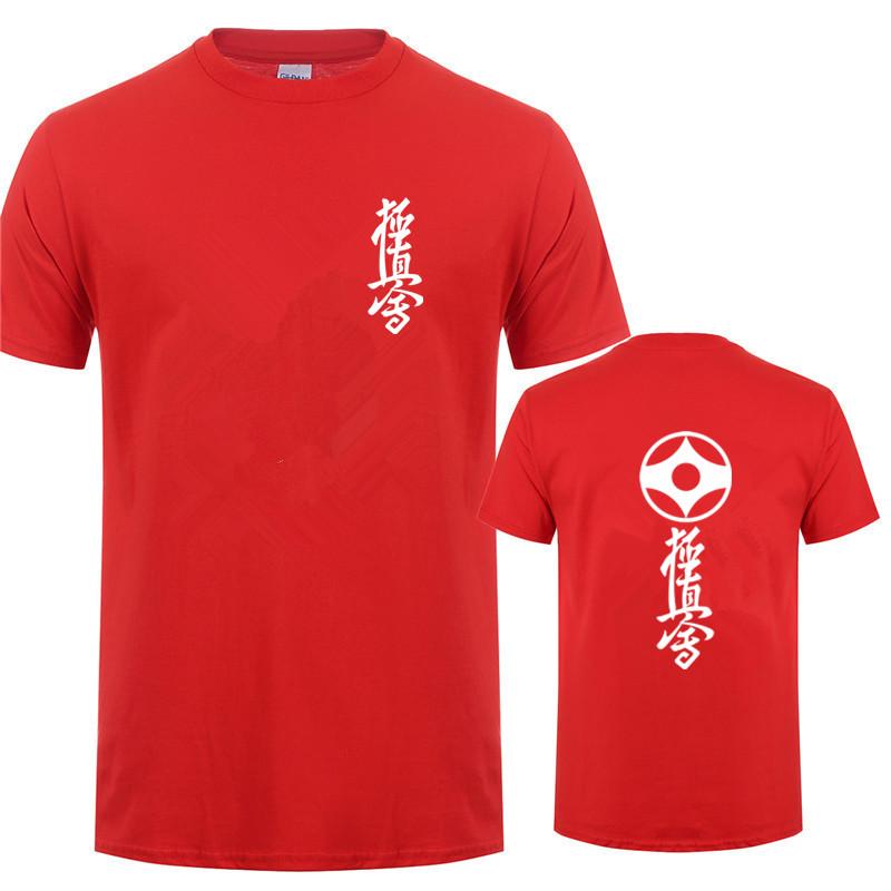 Summer Kyokushin Karate T Shirts Cool Printed Unisexs Short Sleeve Cotton Japan Karate Tshirt Unisex Funny Tee Shirt Ot602