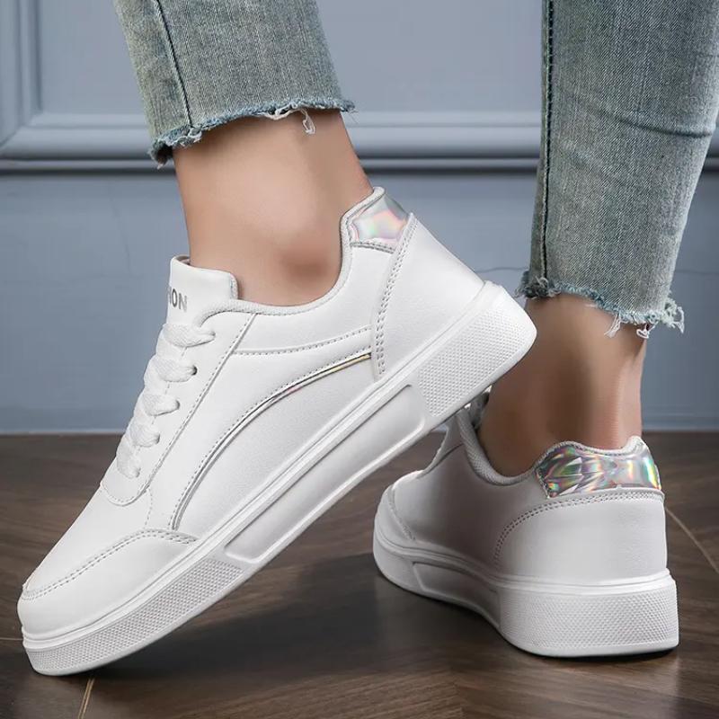 Fashion Fashion Women Casual White Shoes Breathable Spring Trend Versatile Board Shoes Women Platform Lightweight Casual Jogging Sports
