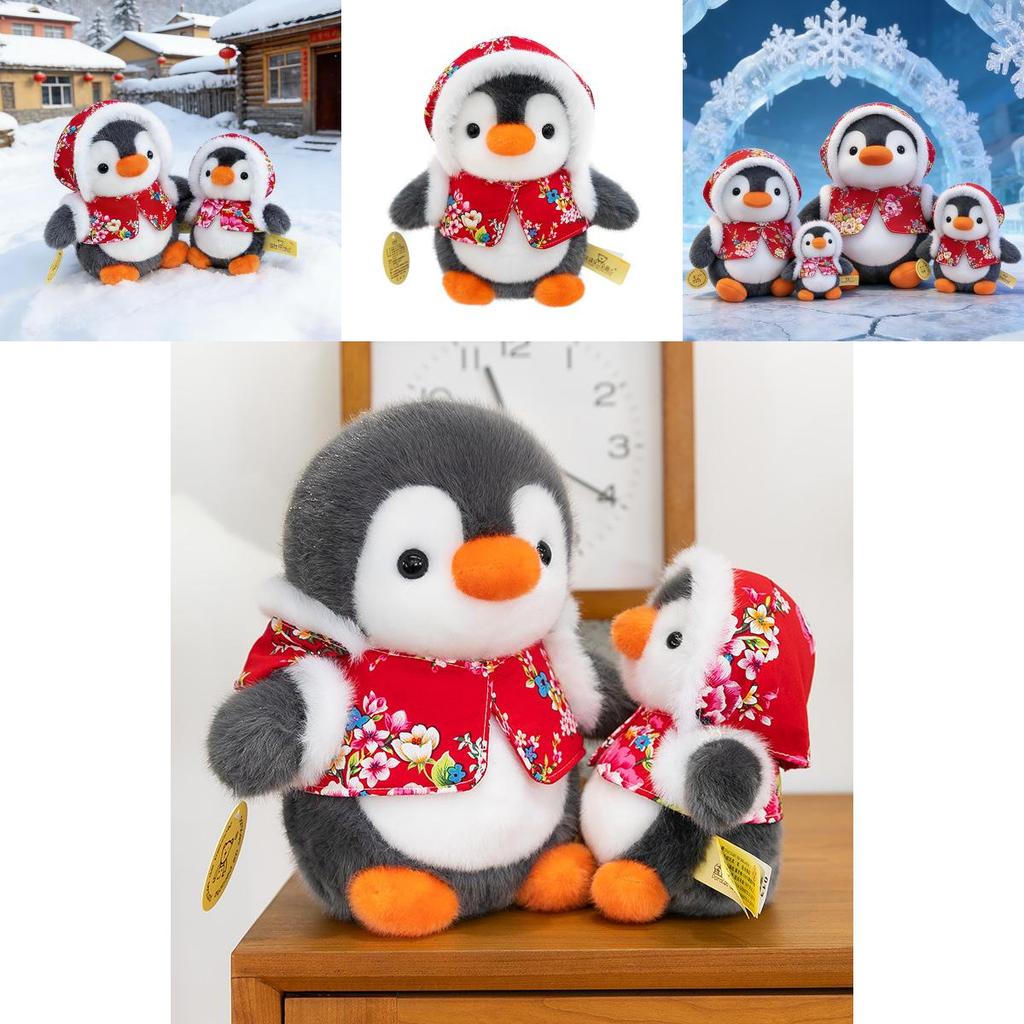 Penguin Plush Toy Collectors Edition Soft Stuffed Animal For Winter Holiday Gifts