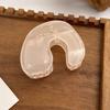 Translucent Color Flower Bow Heart Shape Hair Claw Grab Clips for Womens Girls Elegant Hairpins Crab Barrettes Fashion Headdress