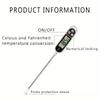 1pc/3pcs/5pcs Digital Kitchen Thermometer with Food Probe-accurate Food, Suitable for Cooking, Baking and Barbecue.
