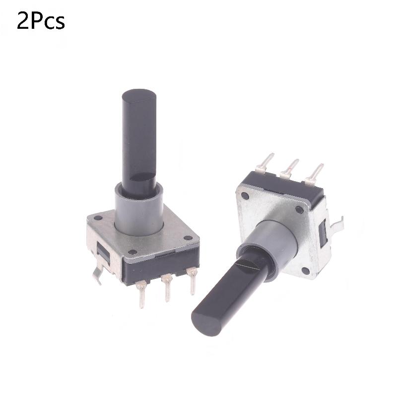 2Pcs EC16 Rotary Encoder 12 Positioning 12 Pulse 25mm Shaft High Precision For Audio Equipment DIY Electronic Projects