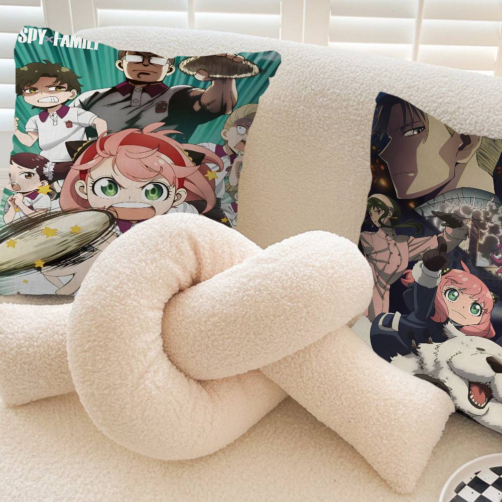Spy X Family Pillow Anime Pillow Sofa Bed Head Pillow Cover Cushion Cover 45x45 cm Fashion