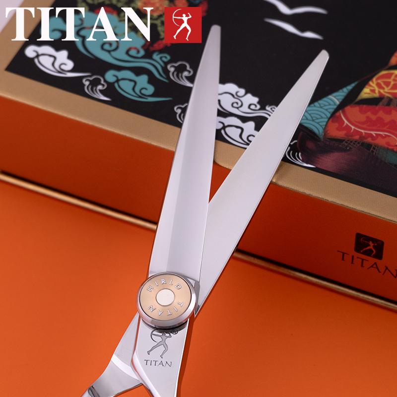 TITAN Professional Barber Scissors Cutting Thinning Hair Cut Tool New Item Hairdressing Shear 6inch Vg10 Steel Cnc