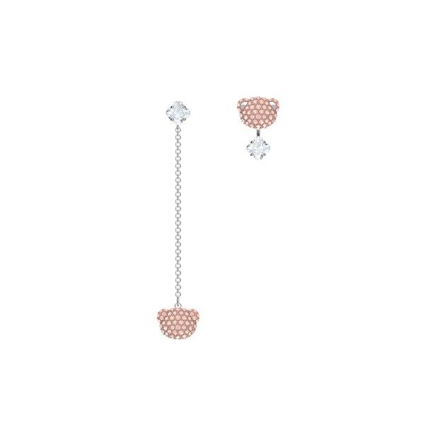 

Swarovski Teddy Sparkling Teddy Bear Cute Playful Earrings Women Earrings 5597924 Box (Random Color)