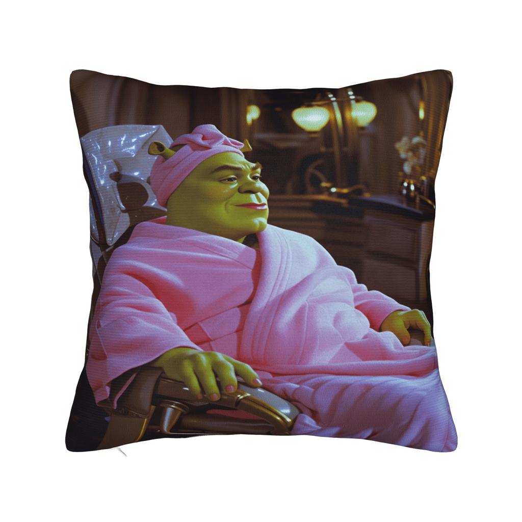 Polštářový potah Shrekův vtipný polštář Vlastní potah na polštář Novinka Povlak na polštář na pohovku ložnici domácí dekorace