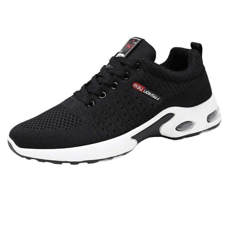 Men's Spring Breathable Mesh Air Cushion Athletic Running Sneakers Large Size.