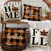 Halloween Pumpkin Letters Pushing Cover New Style Pushing Pillow Cover Pumpkin Festival Cushion Backrest Cover