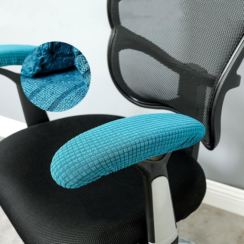 1 Paar Wasserdicht für Büro Zuhause Dehnbar Stuhl Armlehnenbezüge Hohe Qualität Staubdicht Computerstuhl Ellenbogen Armlehnen Schutz