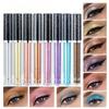 Flüssiger Lidschatten - 12 Farben Metallischer Schimmer Weicher Highlighter Augenlid Make-up Lidschatten Flüssig