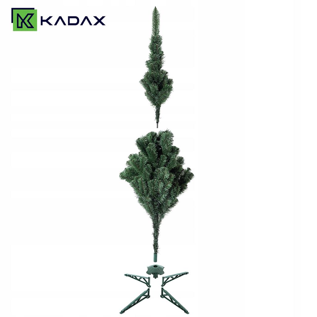 KADAX Choinka sztuczna 155cm Sosna Świerk Jodła Gęsta Jak Żywa Stojak