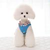 Floral Dog Cat Dress Shirt Bownot Skirt  with Matching Dog Leash Pet Puppy Skirt Spring Summer Clothes Apparel