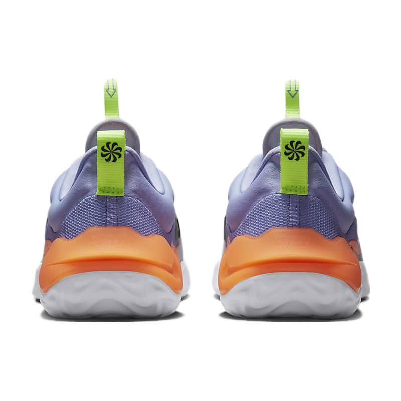 Nike Run Flow GS Photon Dust Purple Pulse Kids Sneakers Grey Total-Orange Black DR0472-002