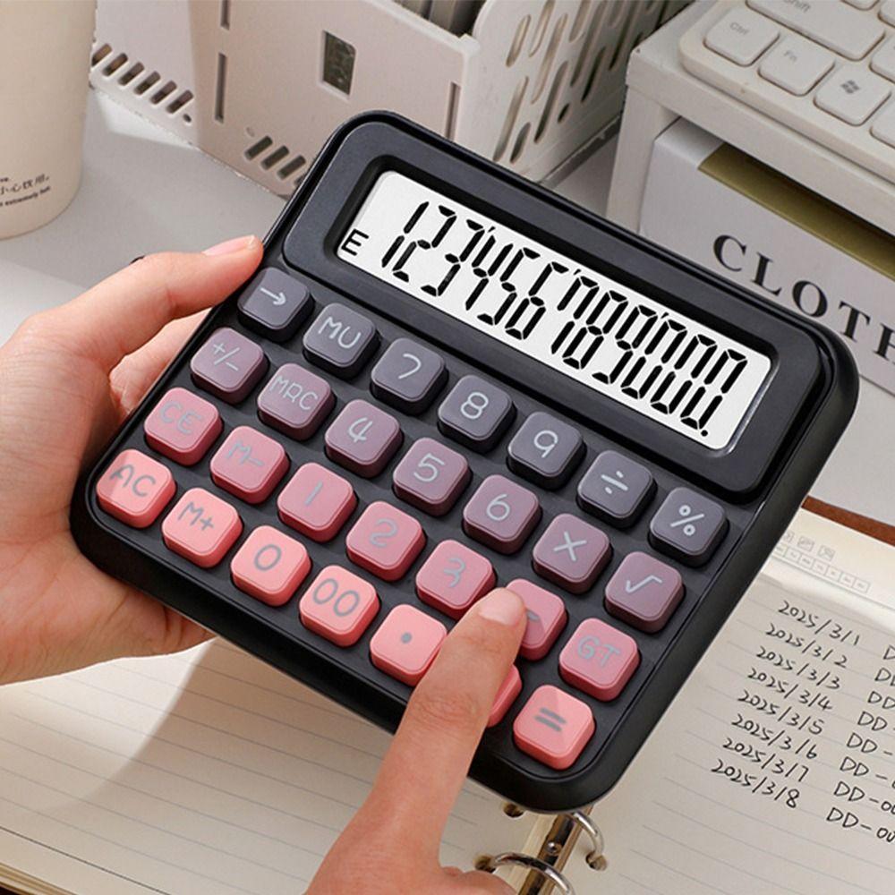 Easy To Use 12 Digits Calculator Candy Color Finance Calculator  School Stationery