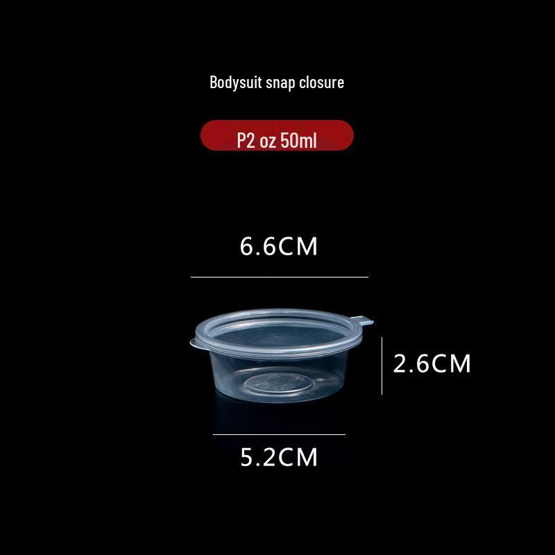 ShiXun 50ml Disposable Sauce Cups with Lids