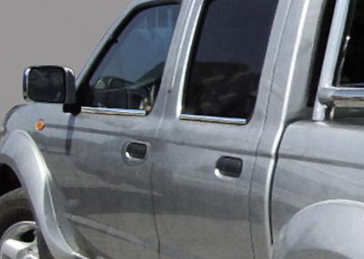 Vnější lemování oken (4 ks, nerez) Carmos - Turecká ocel pro Nissan NP300 1999-2015