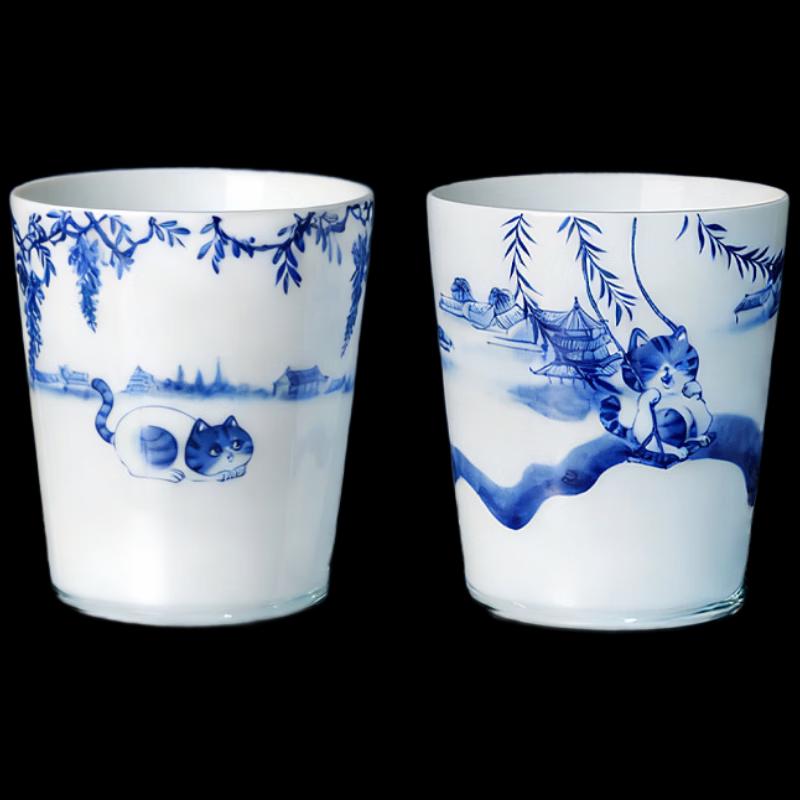 Forbidden City Palace Cat Ceramic Tea Set