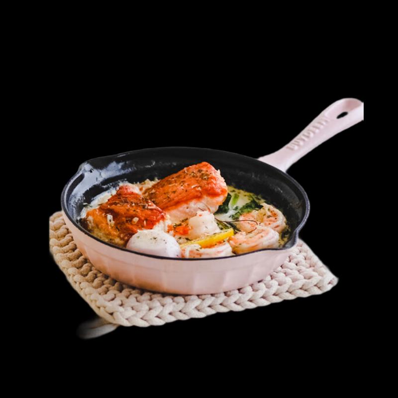 Buydeem 18cm Cast Iron Frying Pan