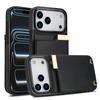 For iPhone 17 Pro Max Case TPU + PU Leather Hardware Decor Phone Cover with Card Holder