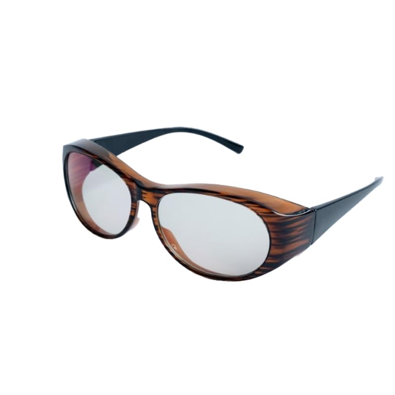 Tokai Optical Ultraguard Overglasses Sunglasses Over Glasses Gift for Women and Men Stylish Blue Light Blocking Lutein Polycarbonate Gift UV