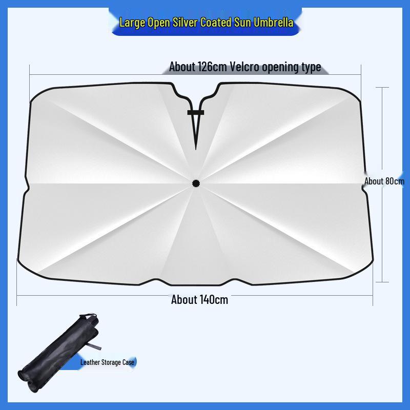 Universal Car Windshield Sunshade: Summer Heat & UV Protection