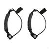 1 Pair Kayak Canoe Mount Carry Handle with Cord Screws Black