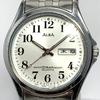 Used 638 Working Item Battery Replaced SEIKO ALBA SEIKO ALBA WATER 10BAR Men's Watch Quartz 3 Hand Calendar Day Date Popular Rare V733-7A70