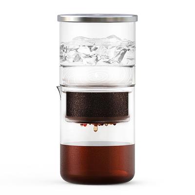 300ml/10.15oz Cold Brew Coffee Maker for Tea and Coffee Extraction Borosilicate Glass Dripper Iced