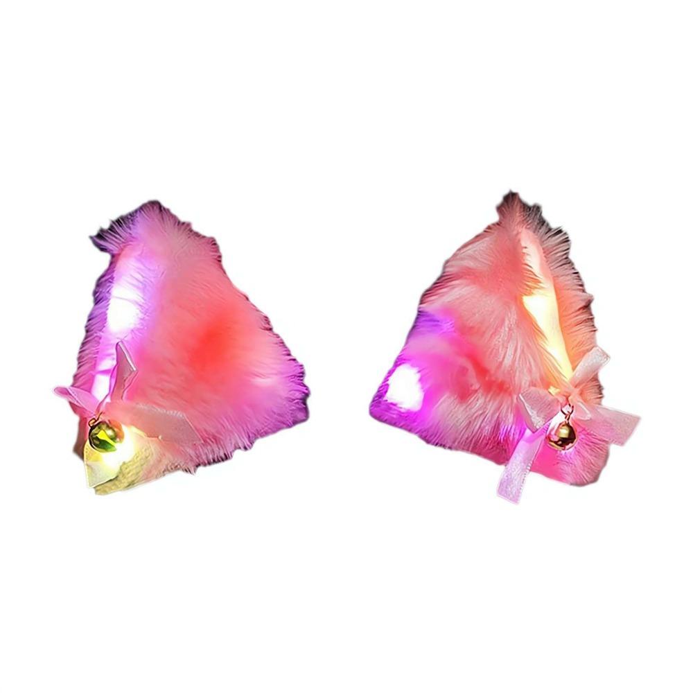 

1 пара Привлекательное украшение для мотоциклетного шлема Персонализированный светодиодный фонарь для шлема Кастомизация шлема розовый