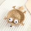 Squirrel Crochet Coaster Handmade 1 Pack Heat Resistant Animal Cup Mat For Kitchen Dining Table Insulation Decor