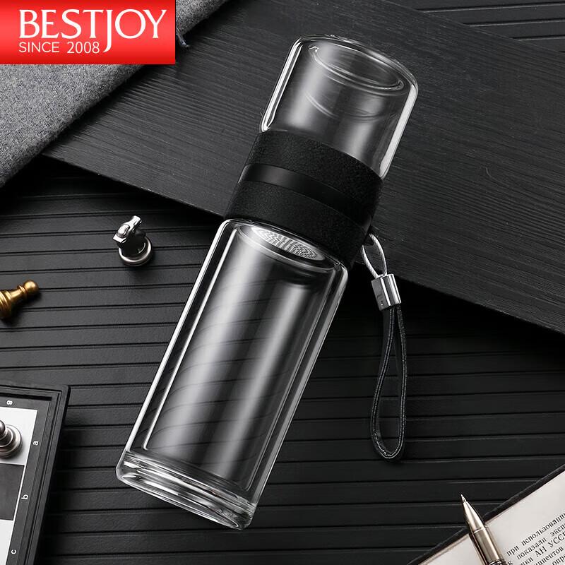 Fuguang Double-Layer Glass Tea Infuser Cup