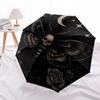 1pc Mystical Moth with Skull Umbrella with Plastic Handle,Suitable for All Seasons Home Travel Outdoor UmbrellaDD1339