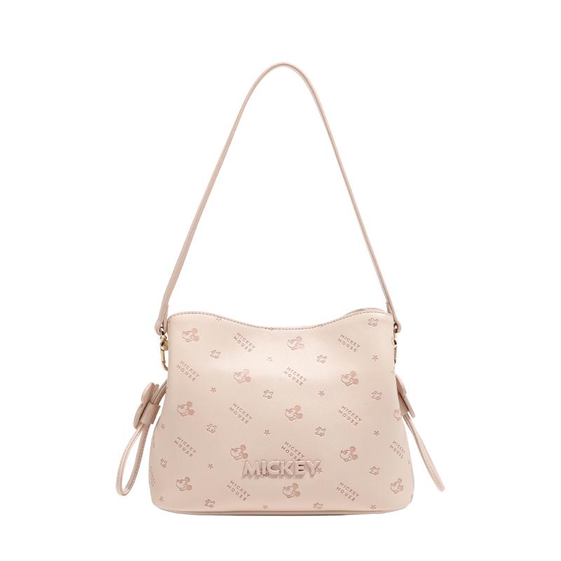 New Disney Mickey Series Pu Shoulder Bag, Crossbody Bag, Dumpling Bag Regular Women's Multicolor BMK-72617
