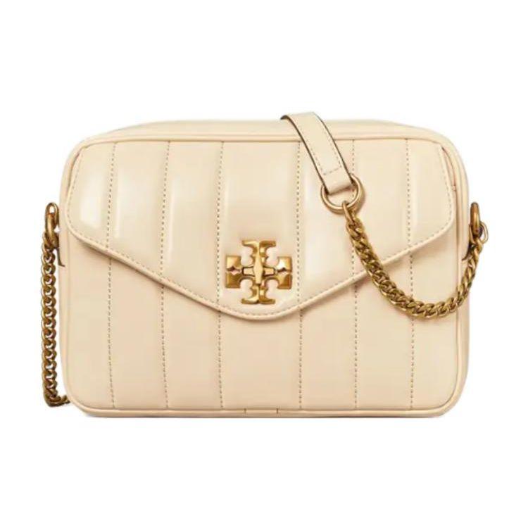 

Tory Burch Kira Fashion Chain Napa Leather Small Square Camera Shoulder Bag Women Bags Off-White 83088-724 Basic Set (Bag+Dust Bag)