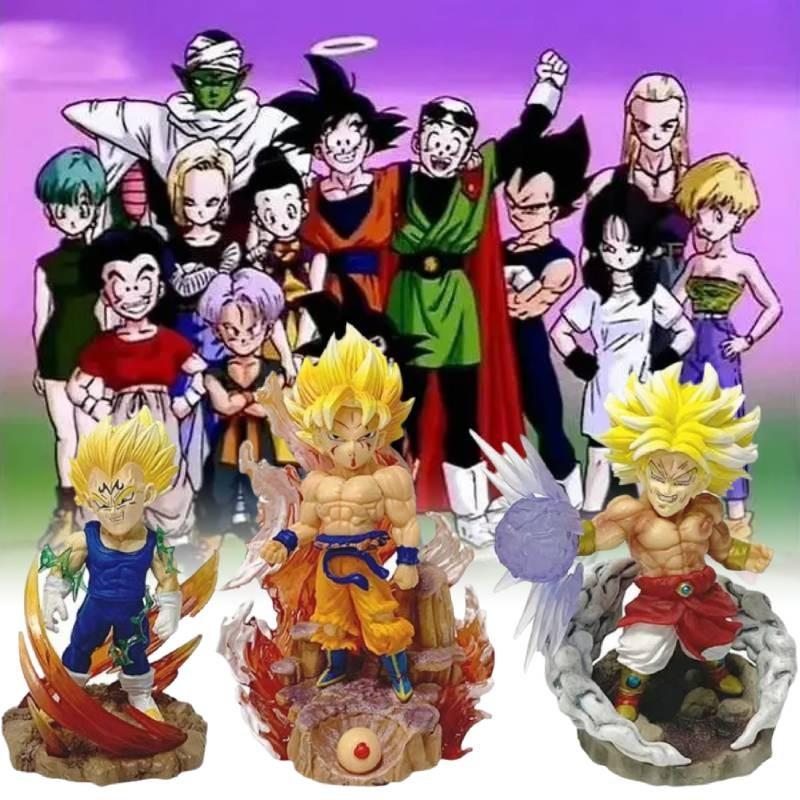 Ball Son Dragon Goku Super Saiyan One Figurine Anime Xmas Room Model Ornament