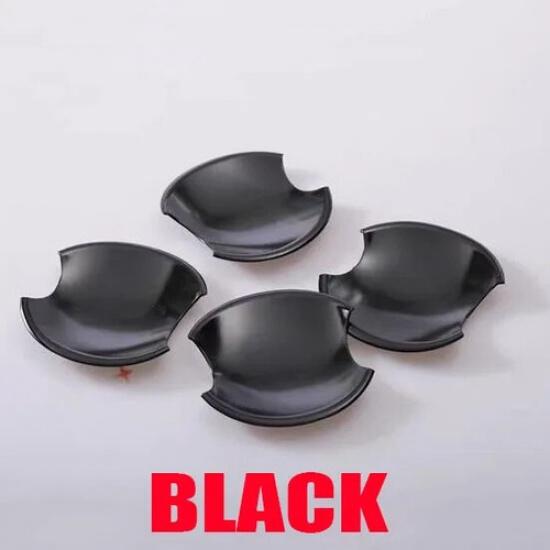 Glossy Piano Black Car Door Handle Bowl Cover Trim For Honda Civic 2006-2011