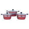 "12-Piece Stainless Steel Cookware Set: Thick Double Bottom Pots, Non-Stick Frying Pan, Milk Pot, Soup Pot"