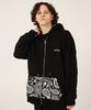 Respect Paisley Frontback Hood Zip-Up