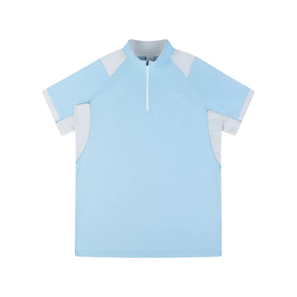 Men's Quick Dry Stand Collar Athletic T-shirt, Short Sleeve Running Casual Workout Tops