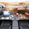 Tavolino Pieghevole per Auto per Laptop Tavolo da Pranzo Antiscivolo Compatibile per Y / 3 Vassoio da Viaggio Multiuso Accessori per Auto
