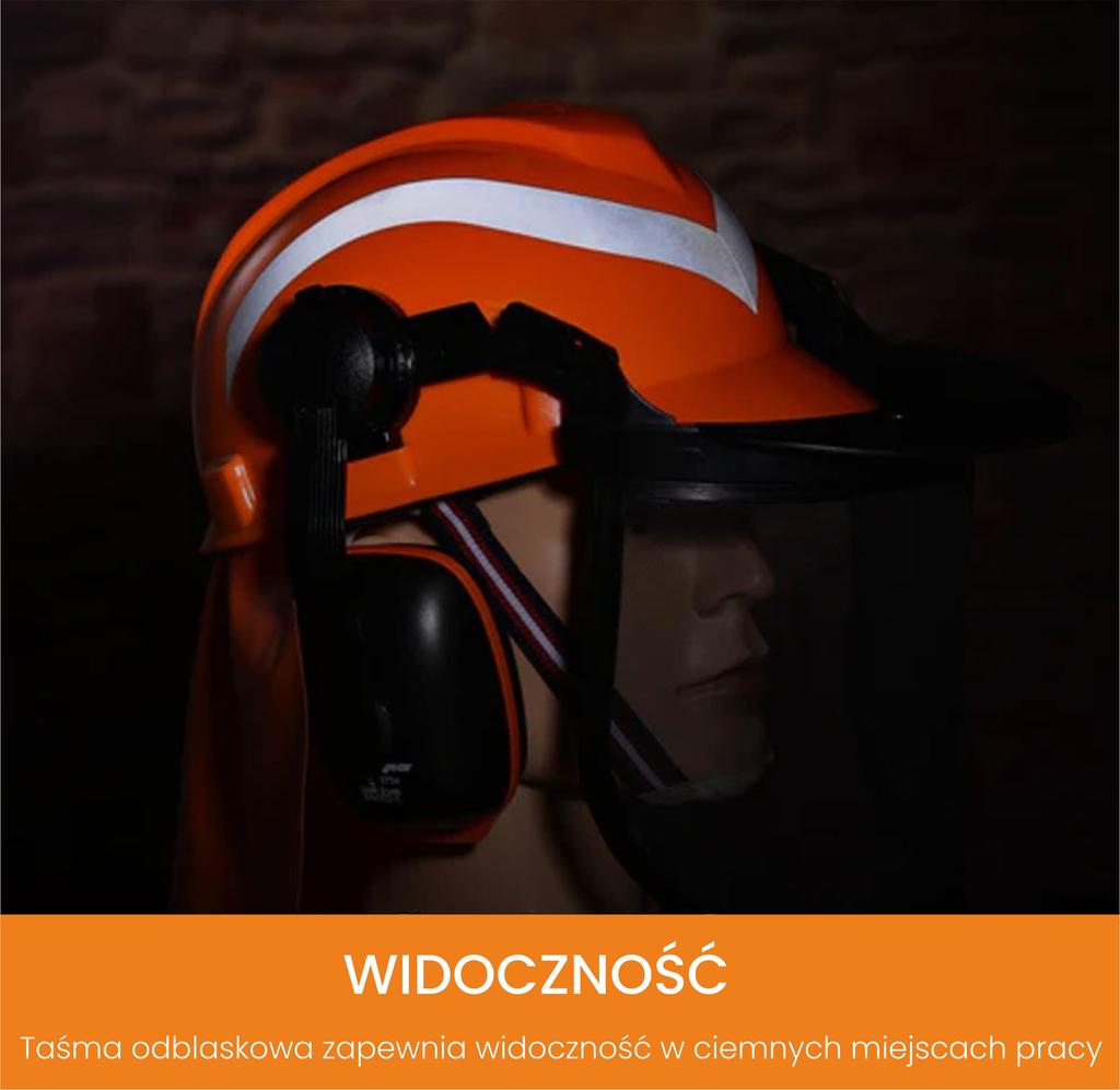 Set protettivo per seccatore casco + cuffie + protezione viso