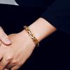 5mm Dubai Stainless Steel Byzantine Chain Bracelet Men Fashion Male Gold Color Wrap Bangle Biker Jewelry