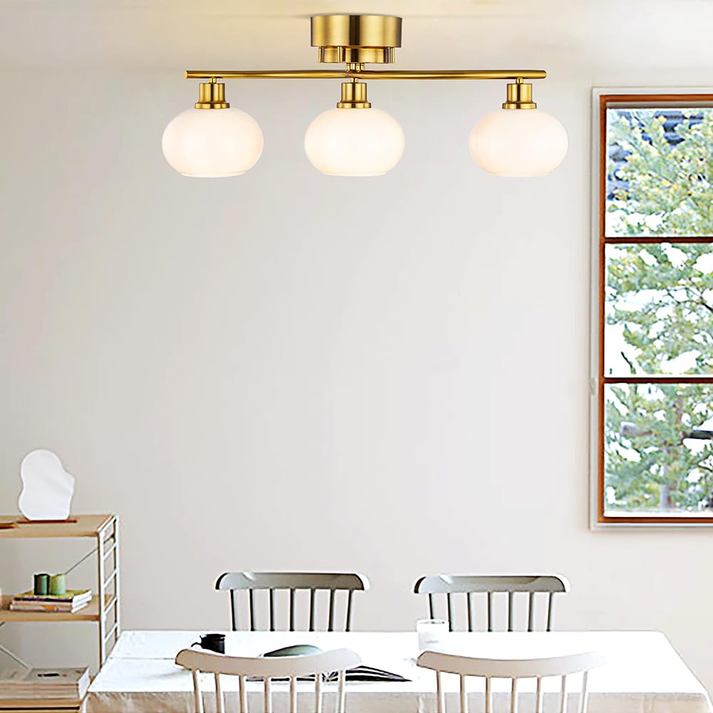 Chende Ceiling LED Pendant Stylish Nordic for Living Dining Ceiling Light, Glass, 3-Light Light, Design, Room, Room, Bedroom, Cafe, Retro, Antique,