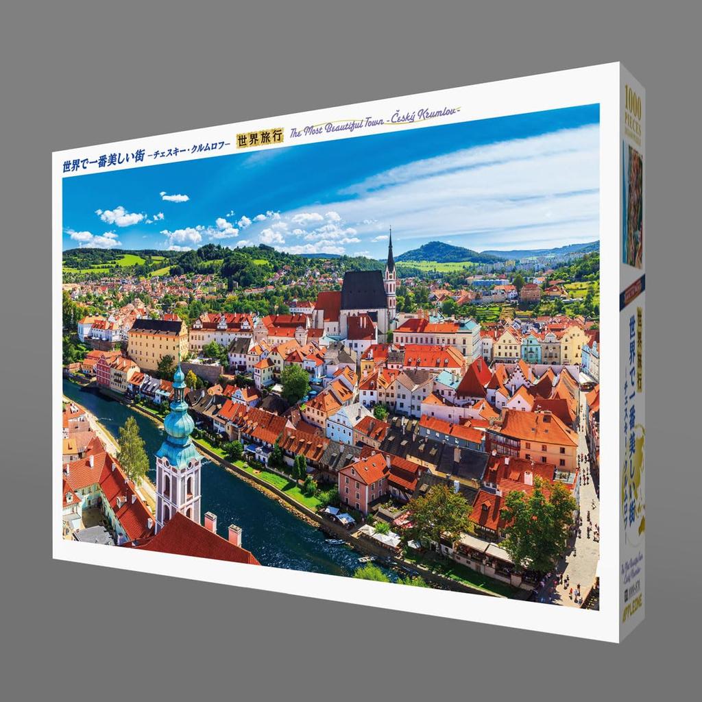 APPLEONE 1000-870 The Most Beautiful City In the World - Cesky Krumlov - (Czech Republic) 1000-Piece Jigsaw Puzzle (75 X 50 Cm) Made In Japan World