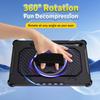 Kickstand Case for Samsung Galaxy Tab S9 FE/S9/S8/S7 PC + TPU Shockproof Tablet Cover with Hand Strap/Pen Slot