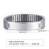 12mm Stainless Steel Elastic Medical Logo Bracelet BR-263 - Korean Fashion